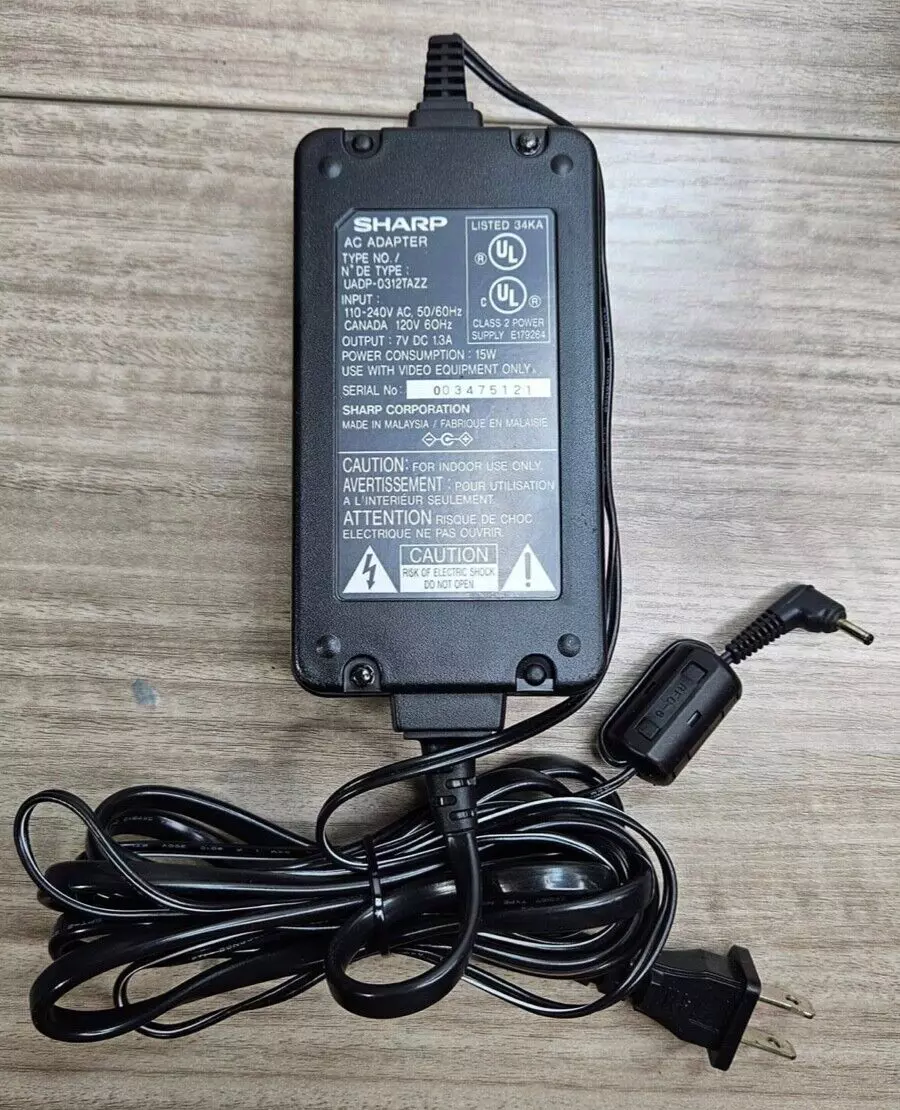 Sharp UADP-0312TAZZ AC Power Adapter T32