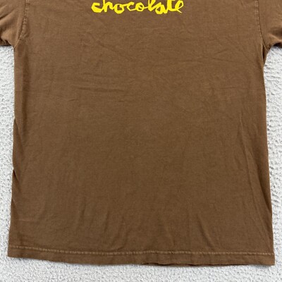 Vintage Chocolate Skateboards Shirt Mens Large Brown Yoo-Hoo 90s