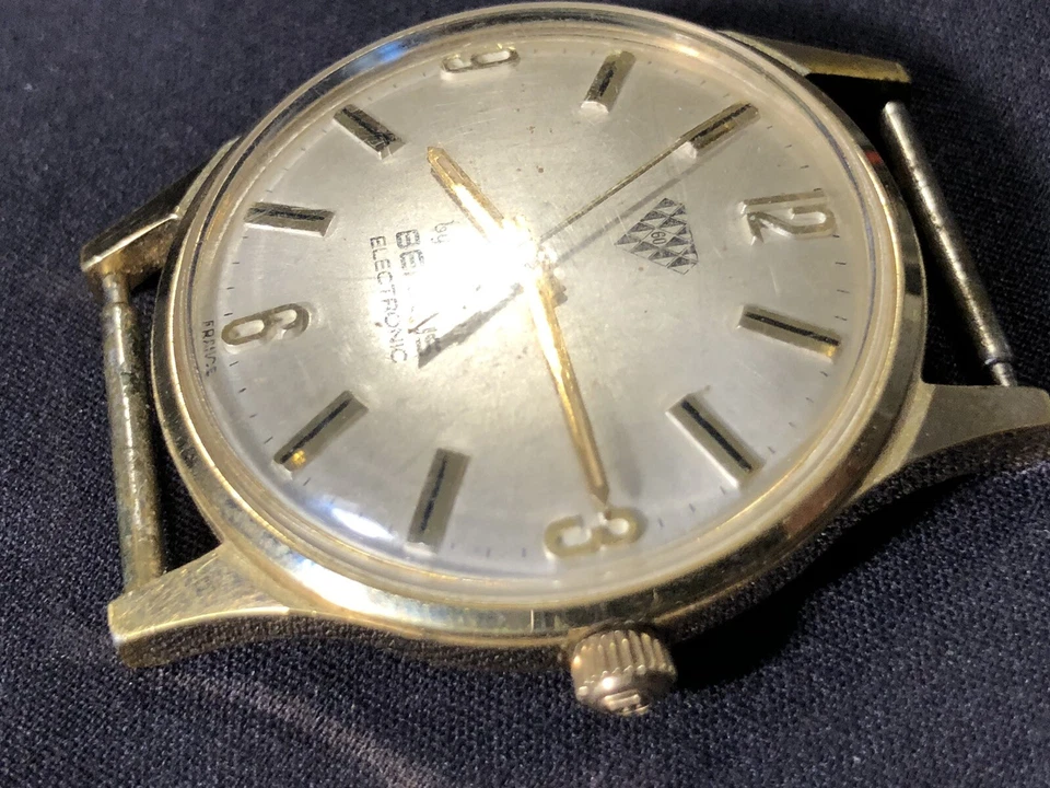 Reloj Benrus 60 Vintage Por Benrus Electrónico 11 Joyas 9021 Hecho en Francia Reparación Foto 3 de 4