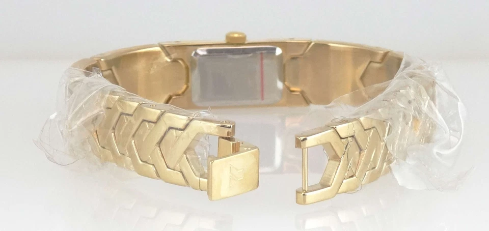 YEMA Paris YM900 Mujer 3-3/4 Ligne Cuarzo 1/2 Brazalete Reloj Cub Zir *Nuevo De Colección Foto 4 de 4