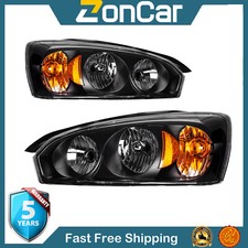 Conjunto de faros LED DRL negros para Chevrolet Malibu 2004-2008