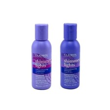 Clairol Professional Shimmer Lights Toning Shampoo Conditioner Travel Set 2 oz