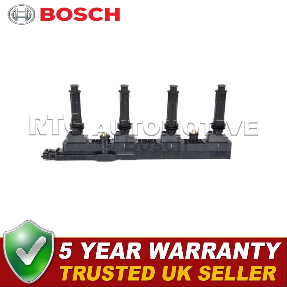 Bosch Ignition Coil Fits Vauxhall Astra 2000-2010 Zafira 2001-2010 2.0 - Image 3 of 4