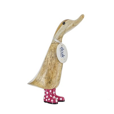 DCUK Duckling with Spotty Pink Wellies Figurine