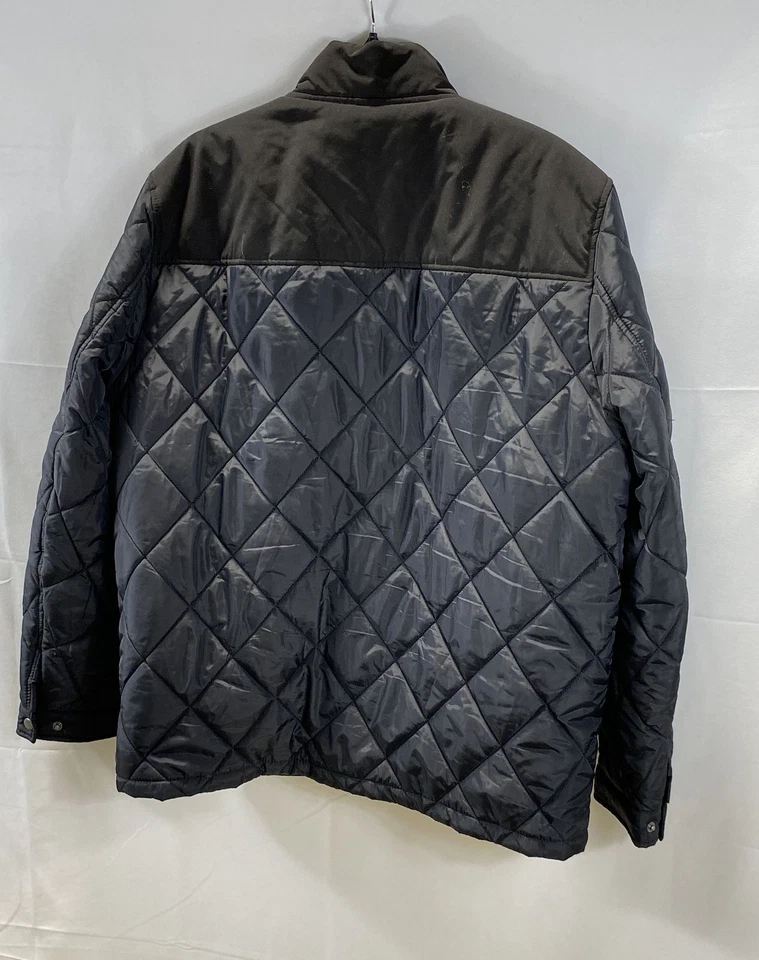 Chaqueta acolchada negra Cole Haan para hombre talla XL Foto 2 de 4