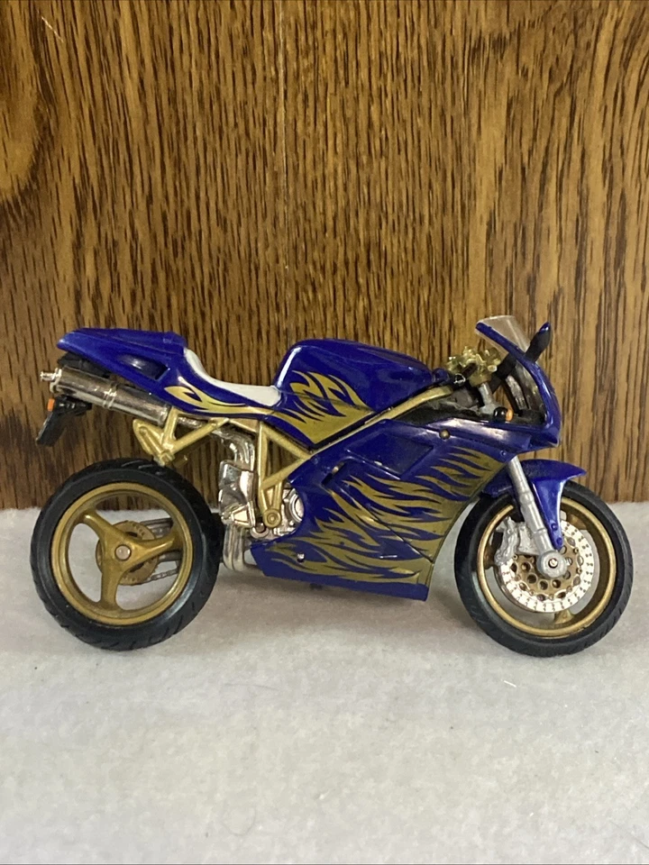 Hotwheels 1:18 Moto Ducati 916 Bicicleta Juguete Falta un Espejo Foto 2 de 4