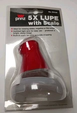 Prinz 5X Lupe Magnifier with Scale No.210-84 Slide Film Negative Viewer NIP