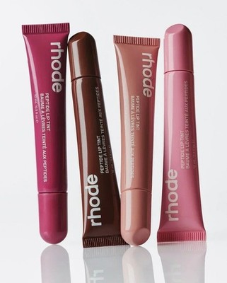 Rhode Lipgloss (salzig hellbraun, Himbeergelee, Band, Pfirsichgrube, Guavenspritz)