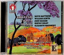 British VIOLA Works - Alwyn/McCabe/David Matthews/Holst/Maconchy BRADLEY VASS CD