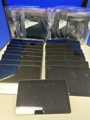 Lot Of 25 AS-IS Dell Portable Computer Tablet T07G intel Core i5 Pro Windows 8
