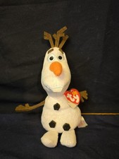 TY Beanie Baby 6" OLAF the Snowman (Disney Frozen) Plush Toy New With Tag