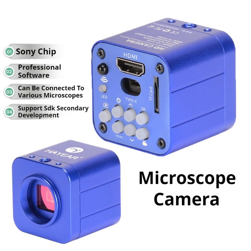 24MP 4K HD Electronic Eyepiece Cameras CMOS HDMI USB Digital Video Microscope