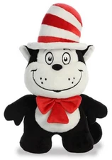 11 Inch Dr Seuss Dood Plushie Cat In The Hat Plush Stuffed Animal by Aurora