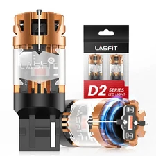 2x LASFIT Red 7440 7441 WY21W LED Brake/Tail/Rear Turn Signal light Bulbs Canbus