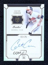 2024 Topps Definitive Collection Rookie Green 2/25 Colton Cowser Auto 1f5h