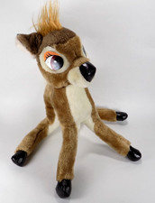 Bambi Plush VTG Poseable Walt Disneys Stuffed Animal Standing Korea Sears 16"