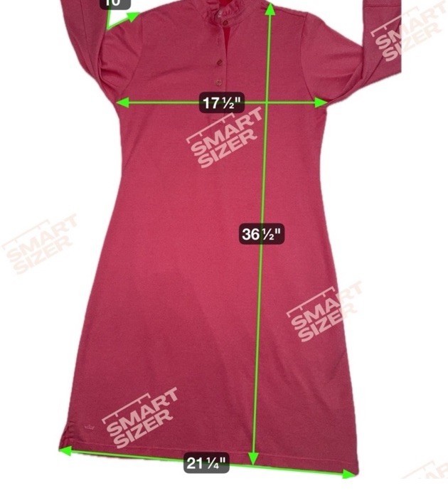 Peter Millar Pink Ruffle Collar Button Shirt Dres… - image 8