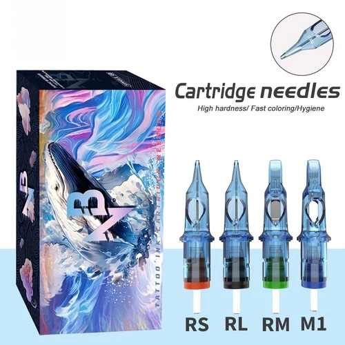 50PC Spark Tattoo Disposable Cartridge Needles Round Liner : RL RM RS M1 - product listing photo