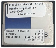 Aristocrat Double Happiness PP 1GB CompactFlash Card LinuxOS 2012 No Sim