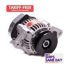 Powermaster 8172, One Denso Race Alternator 93Mm 55 Amp 12 Volt Performance Part