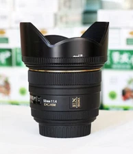 Sigma 50mm f/1.4 EX DG HSM Portrait Prime Lens for Canon EF Mount -Used 95% New