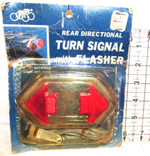 Vintage Bicycle Turn Signals Bike Light Accessory L R Arrows Bicycle