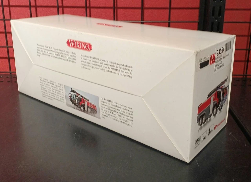 WIKING 1/43 miniature car Rosenbauer Panther 6x6 Used - Image 4 of 4