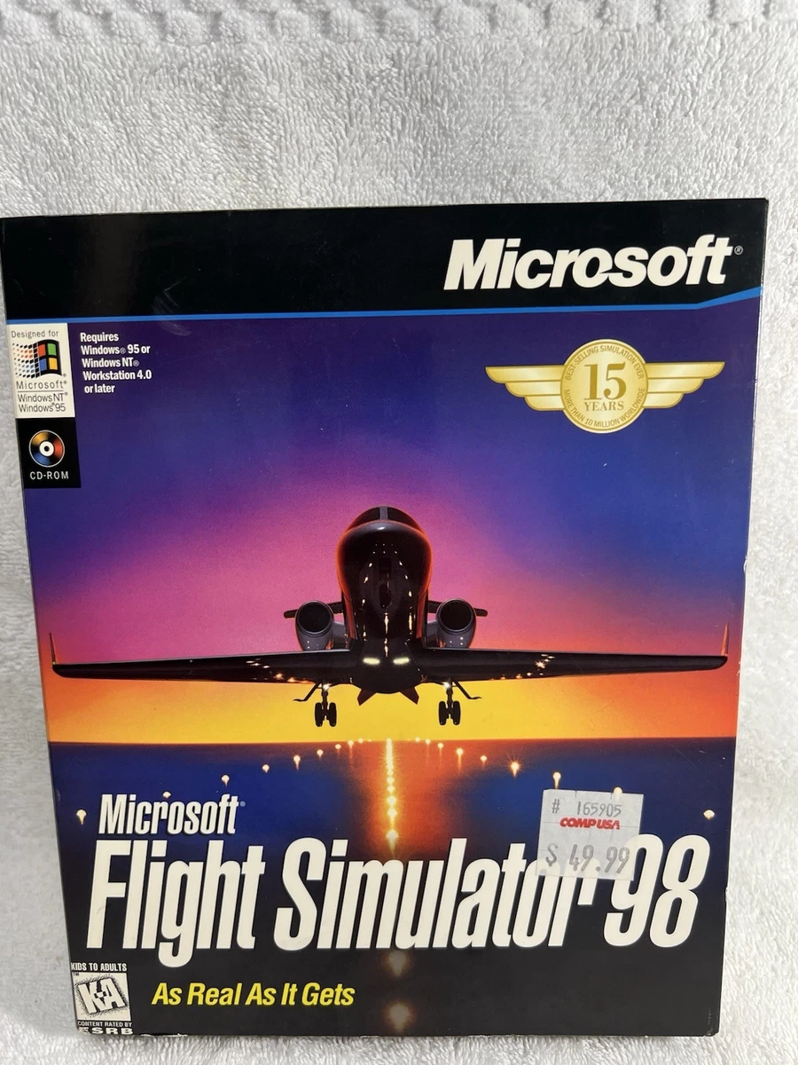 PCゲーム98/95　Microsoft　コンバット　フライト　シュミレータ マイクロソフトコンバットフライトシミュレ－タ2 / バン・ウエスト