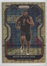 2020 Panini Prizm Rookie Gold Vinyl Prizm 2/5 Ross Blacklock #394 0c3