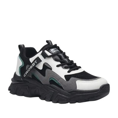 Crosby Damen Schwarze Sneaker Freizeit 437517-01-02