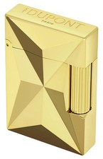 S.T. Dupont Ligne 2 Fire X Small Lighter Yellow Gold Plated Brass C18611