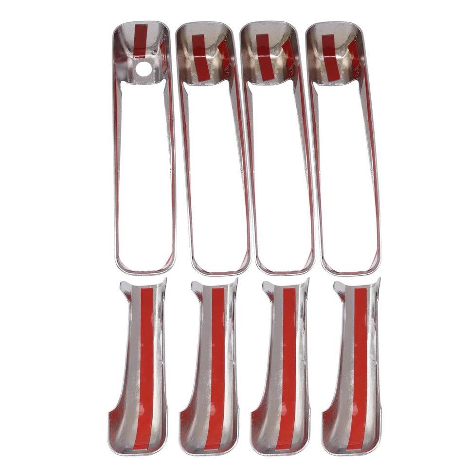 CUBIERTAS DE MANIJA CROMADAS DE 4 puertas para Dodge RAM 1500 2010-2018 sin PSK con KH Foto 4 de 4