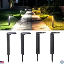 Solar Pathway Lights 2 Modes Cold/Warm White Waterproof Outdoor 4 Pack