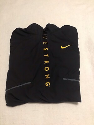 Nike LIVESTRONG トライアスロンウェア Mサイズ Nike Live Strong Cycling Bike Jacket Lightweight Windbreaker