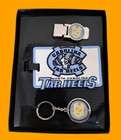 Ncaa 3-Pc North Carolina Tar Heels Gift Set Keychain + Money Clip + Id Holder