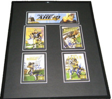 2004 Purdue Football Facsimile Signed Framed Card Set Display Kyle Orton 