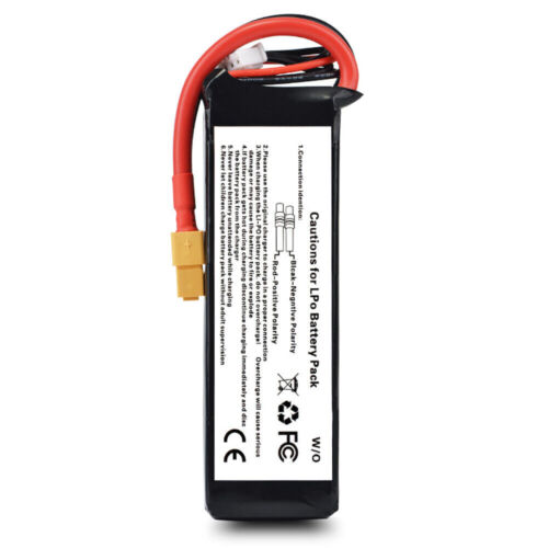 11.1V 2200Mah 3S XT60 Lipo Battery For Walkera Runner 250 250-Z-26 RC Aircraft - Picture 7 of 7