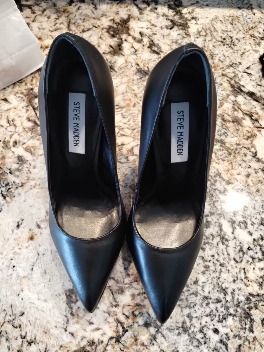 Steve madden hotsell leather pumps