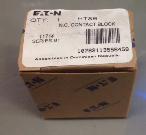 1 NC HT8B CONTACT BLOCK  CUTLER HAMMER machine shop industrial grade new T1714