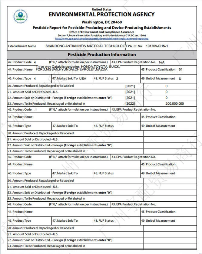 2Pcs Manifold Catalytic Converter Left & Right For 2005-2011 Toyota Tacoma 4.0L Foto 3 de 4