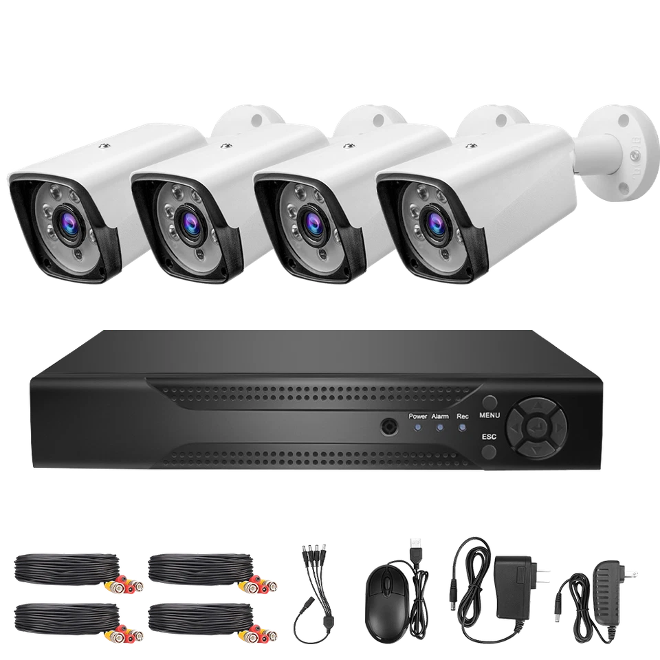 5MP Security Camera 8CH H.265 DVR Kit Outdoor Night Vision Audio Video CCTV - Image 3 of 4
