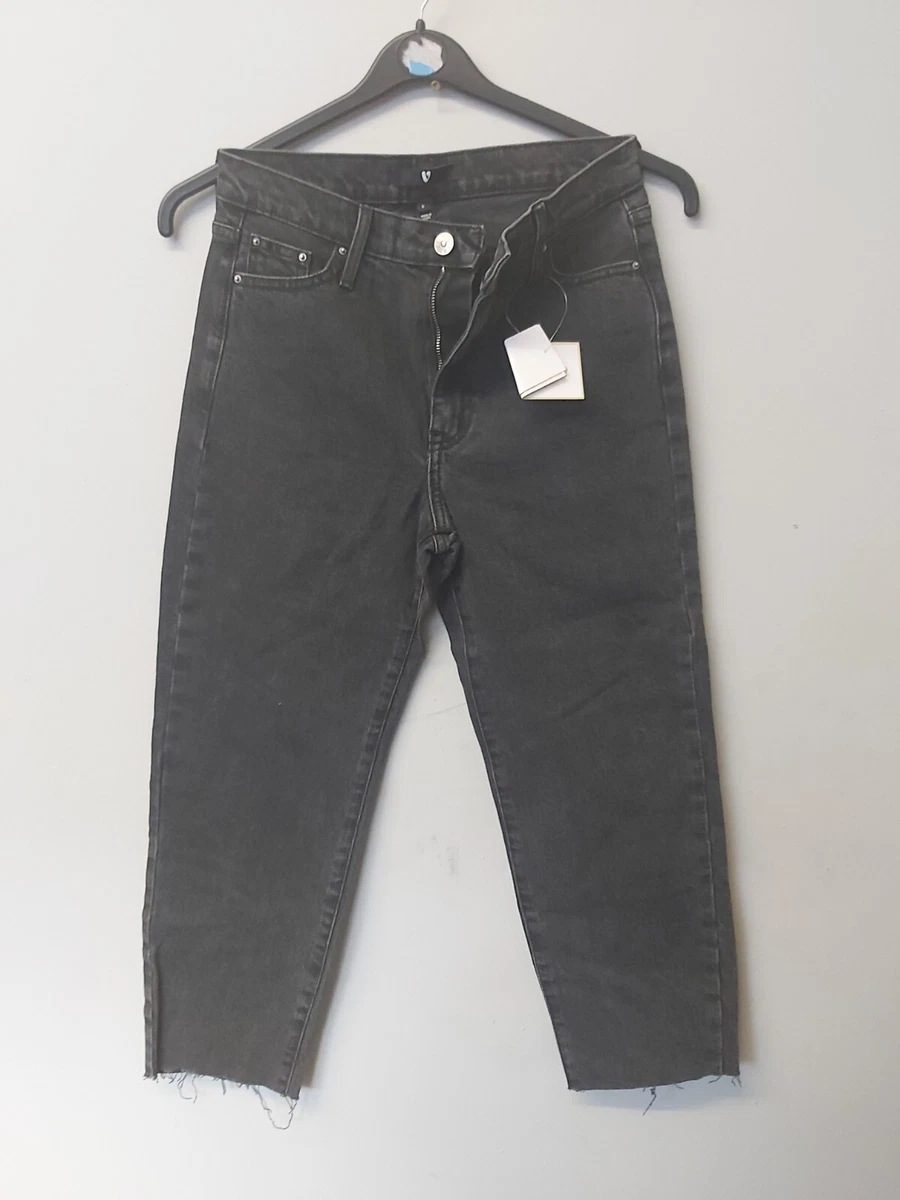 Washed black store jeans women