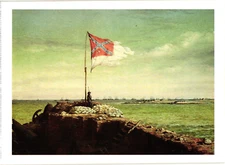 Oversized Postcard The Flag of Fort Sumter October 20, 1863