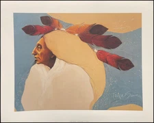 Frank Howell TEWA SUMMER offset Lithograph Southwestern Art Pint Make Offer