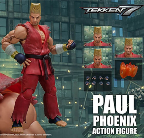 Storm Toys Tekken 7 Paul Phoenix 6" Action Figure Official Collectibles In Stock - Afbeelding 1 van 8