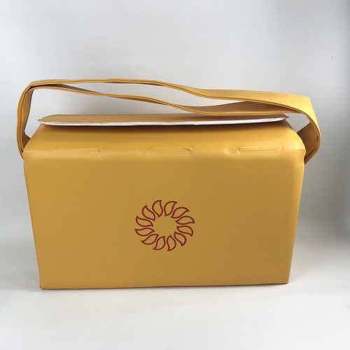 Vintage 1982 Tupperware Picnic Pack Hostess Set Giallo Starburst Soft Coolers NOS - Foto 9 di 11