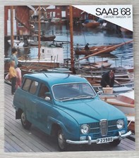 Saab V4 Station Wagon Brochure 1968 - 95  Estate
