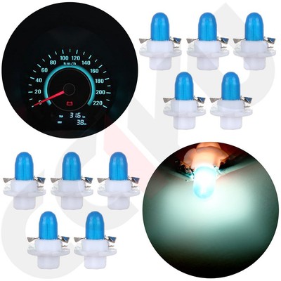 10X B8.4D Halogen Bulbs For BMW E32 E34 E36 Dash Gauge Instrument Light Ice Blue