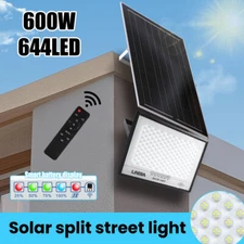 Focos Lamparas Solar de calle Para Exteriores 1000000LM LED Luz De Pared Sensor