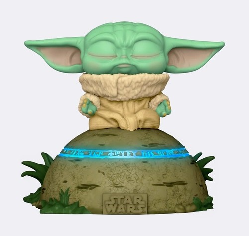 FUNKO POP! THE MANDALORIAN - GROGU USING THE FORCE #485 LIGHTS AND SOUND W/PLUSH - Picture 2 of 24